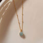 Rhea Natural Aquamarine Necklace